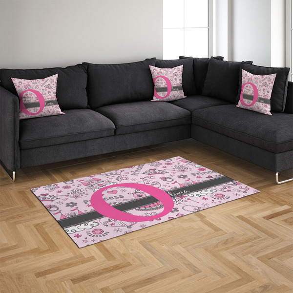 Princess 4'x6' Indoor Area Rugs - IN CONTEXT
