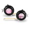 Princess 6-Ft Pocket Tape Measure with Carabiner Hook - Front and Back