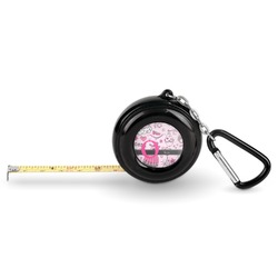 Princess Pocket Tape Measure - 6 Ft w/ Carabiner Clip (Personalized)