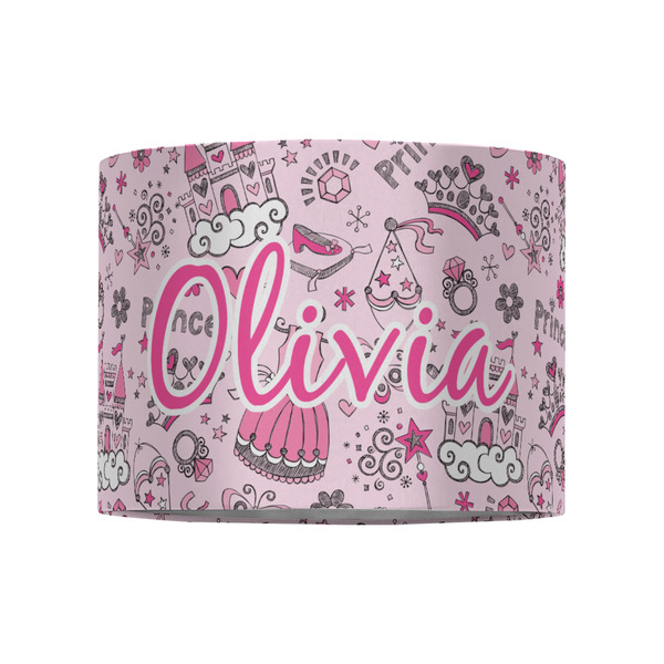 Princess 8" Drum Lampshade - FRONT (Fabric)