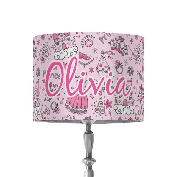 Custom Princess 8" Drum Lamp Shade - Fabric (Personalized)