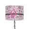 Princess 8" Drum Lampshade - ON STAND (Poly Film)