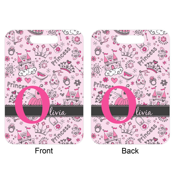 Princess Aluminum Luggage Tag (Front + Back)