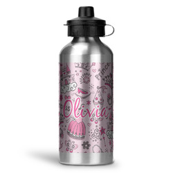 Princess Water Bottle - Aluminum - 20 oz (Personalized)