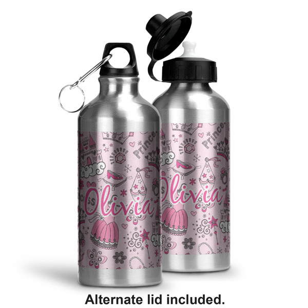 Princess Aluminum Water Bottle - Alternate lid options