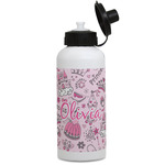 Princess Water Bottles - Aluminum - 20 oz - White (Personalized)