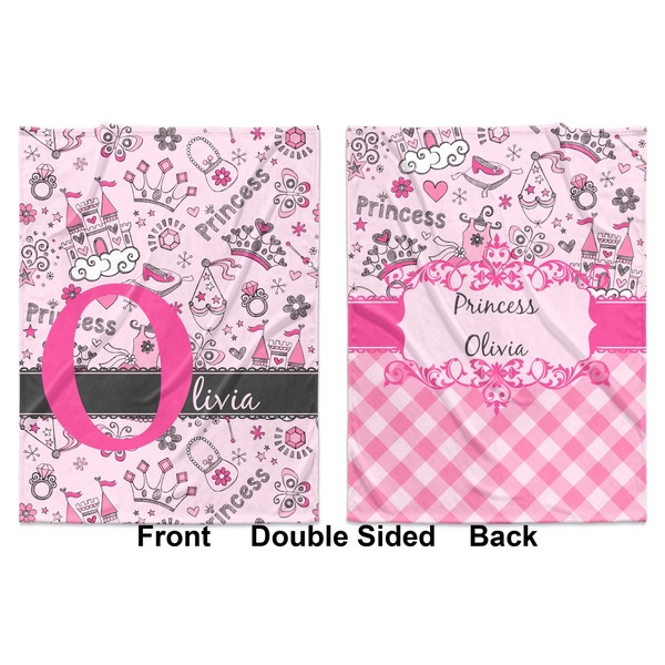 Princess Baby Blanket (Double Sided - Printed Front and Back)