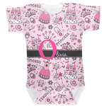 Princess Baby Bodysuit 0-3 w/ Name and Initial