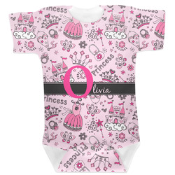 Princess Baby Bodysuit 0-3 w/ Name and Initial