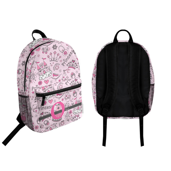 Princess Backpack front and back - Apvl