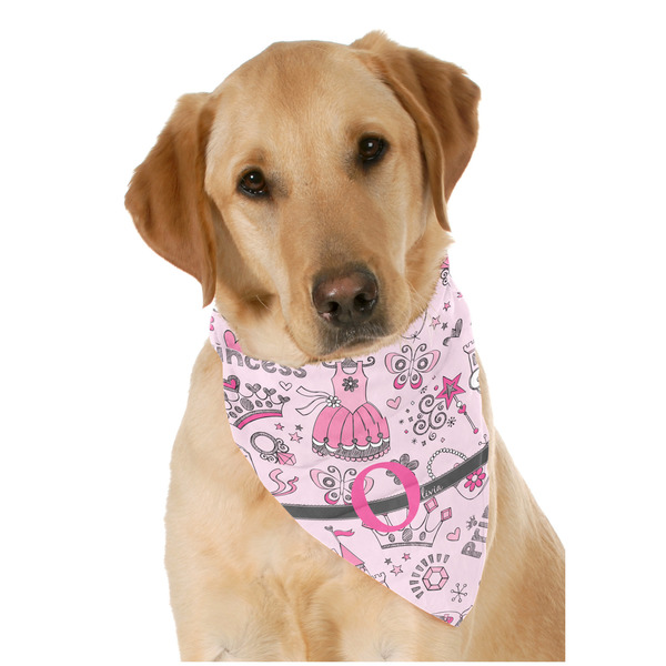 Custom Princess Dog Bandana Scarf w/ Name and Initial