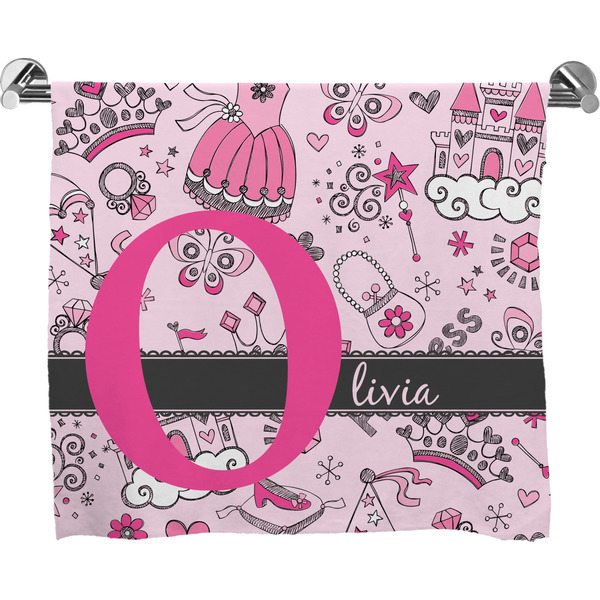 Custom Princess Bath Towel (Personalized)