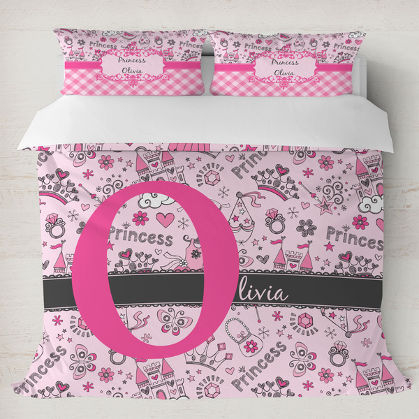 Custom Princess Duvet Cover Set - King (Personalized)