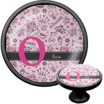 Princess Cabinet Knob (Black) (Personalized)