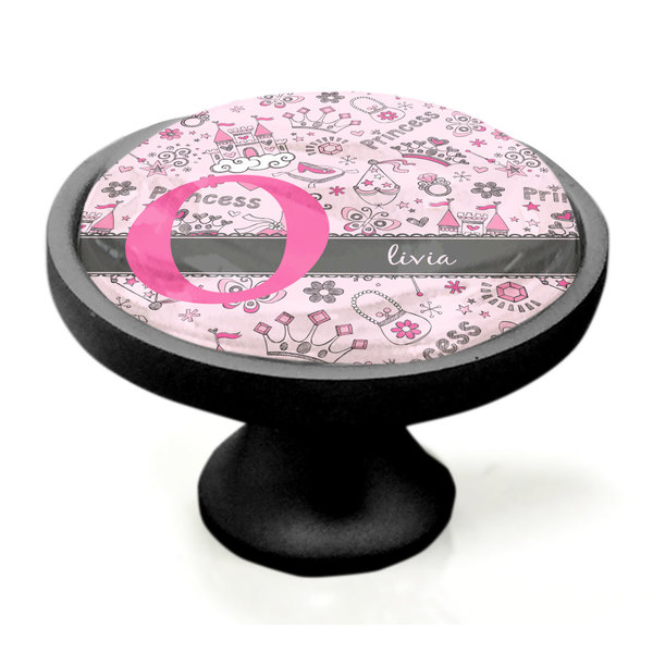 Princess Black Custom Cabinet Knob (Side)