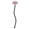 Princess Black Plastic 7" Stir Stick - Oval - Single Stick