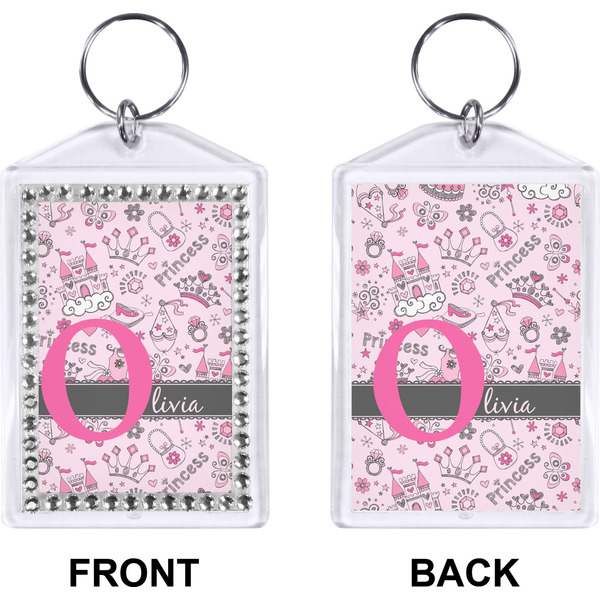 Princess Bling Keychain (Front + Back)