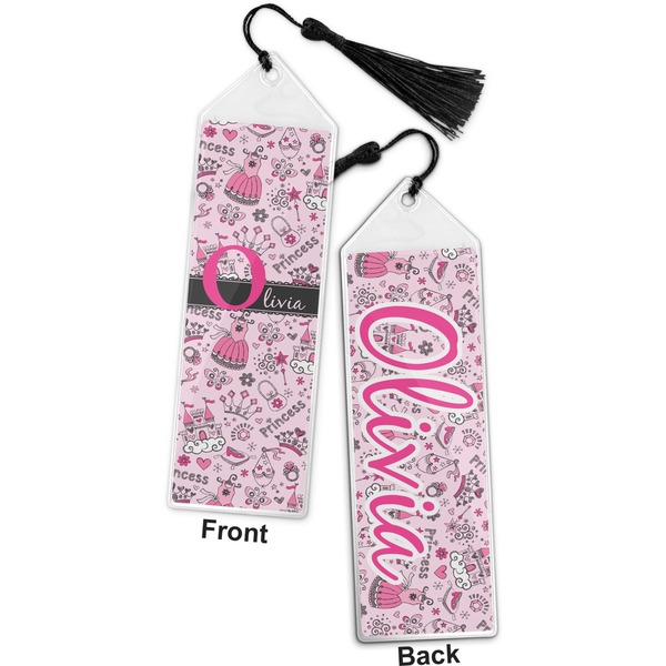 Princess Bookmark with tassel - Front and Back