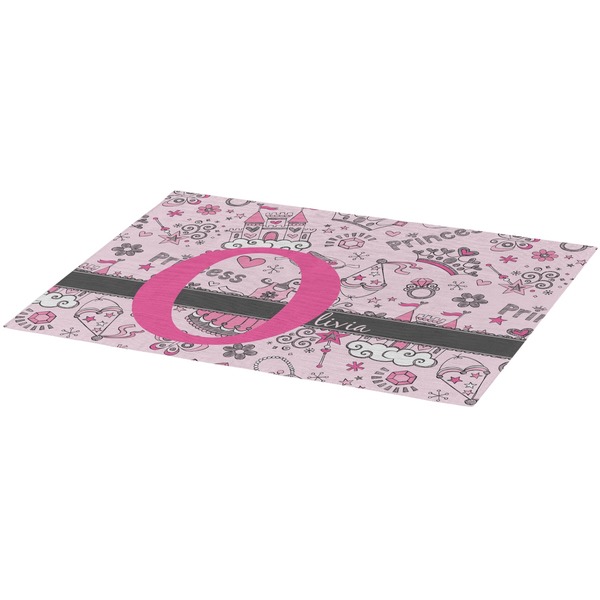 Princess Burlap Placemat (Angle View)