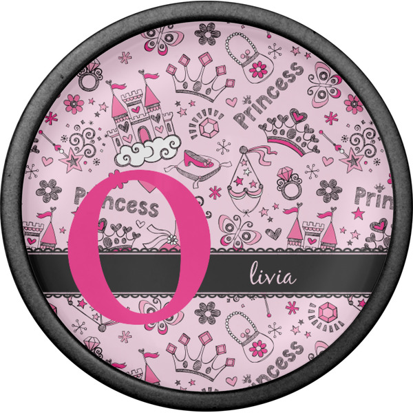 Princess Cabinet Knob - Black - Front