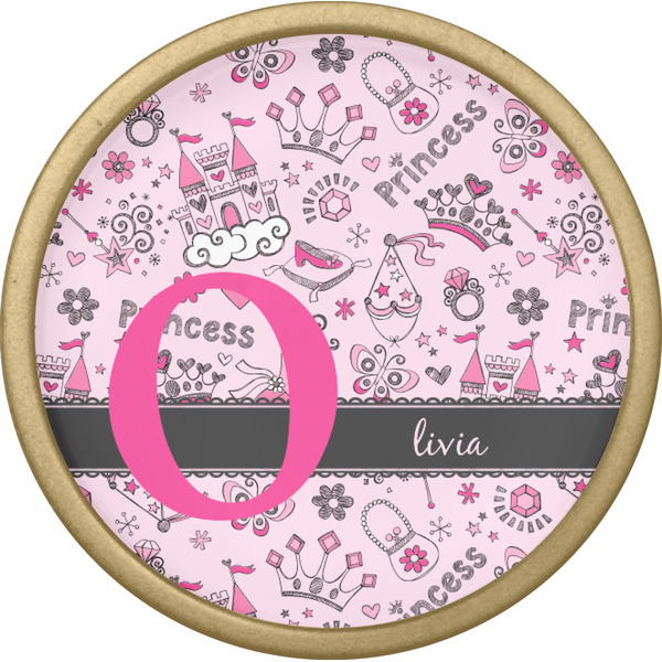 Princess Cabinet Knob - Gold - Front