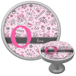 Princess Cabinet Knob (Silver) (Personalized)