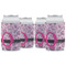Princess Can Cooler (12 oz) - Set of 4 w/ Name and Initial