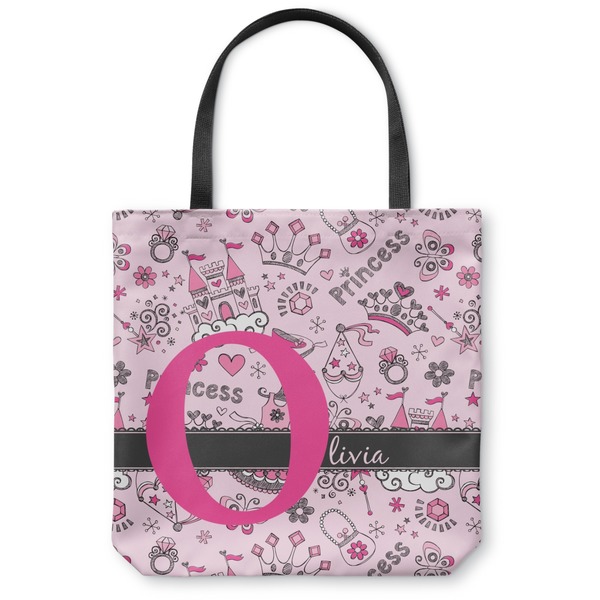 Custom Princess Canvas Tote Bag - Large - 18"x18" (Personalized)