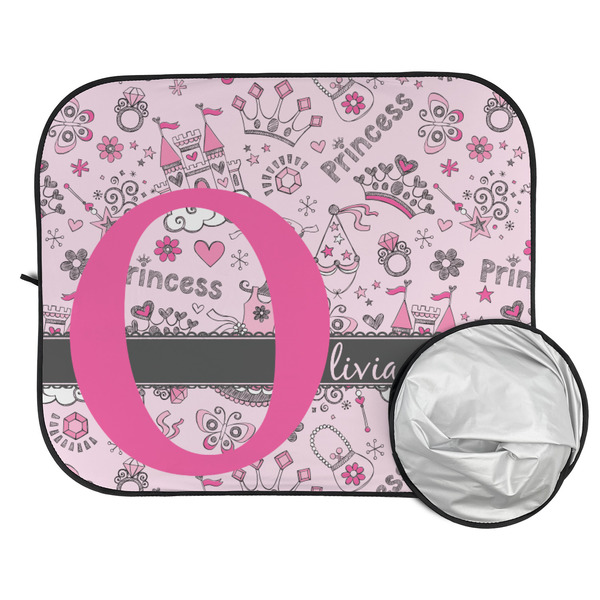 Princess Car Sun Shades - FOLDED & UNFOLDED