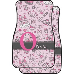 Princess Car Floor Mats (Front Seat) (Personalized)