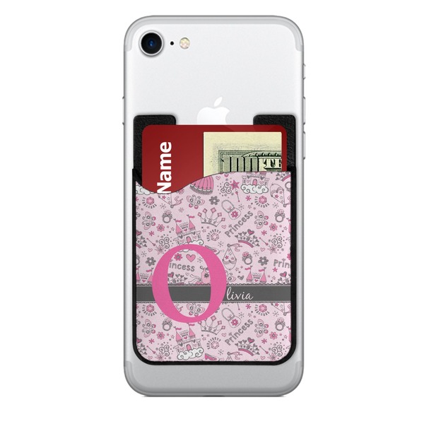 Custom Princess 2-in-1 Cell Phone Credit Card Holder & Screen Cleaner (Personalized)