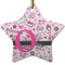Princess Star Ceramic Ornament w/ Name and Initial