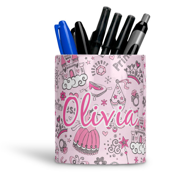 Custom Princess Ceramic Pen Holder