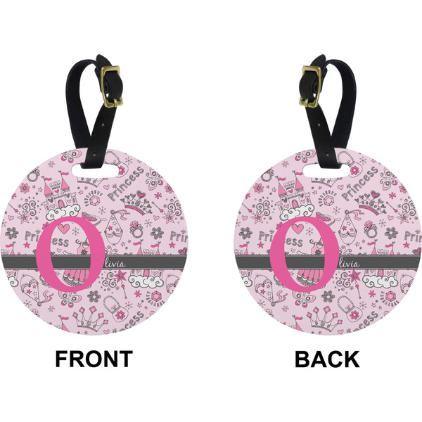Princess Circle Luggage Tag (Front + Back)