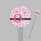Princess Clear Plastic 7" Stir Stick - Round - Closeup