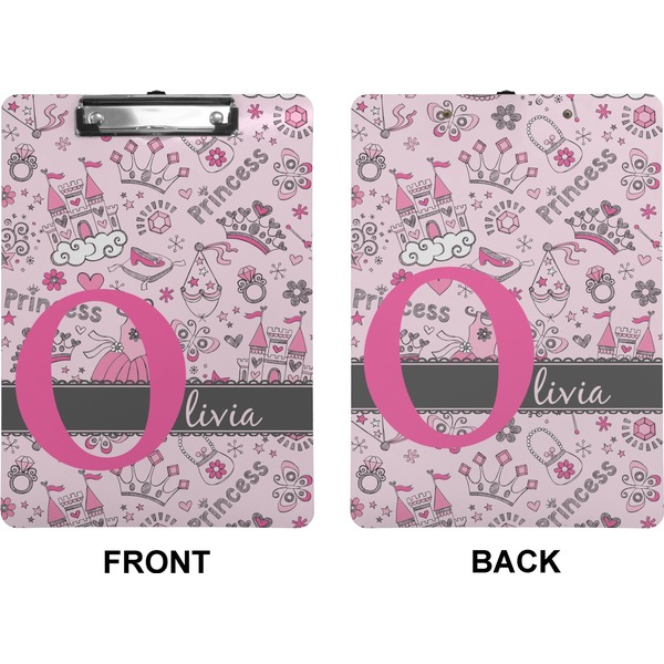 Princess Clipboard (Letter) (Front + Back)