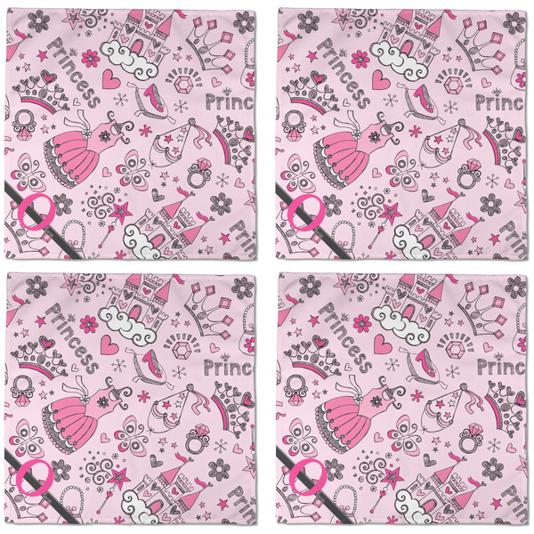 Princess Cloth Napkins - Personalized Dinner (APPROVAL) Set of 4