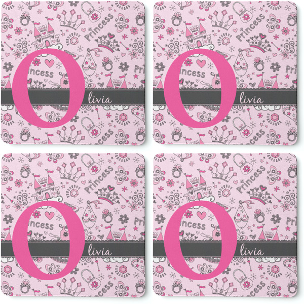 Princess Coaster Rubber Back - Apvl