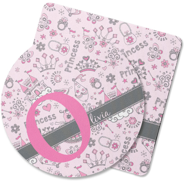Custom Princess Rubber Backed Coaster (Personalized)