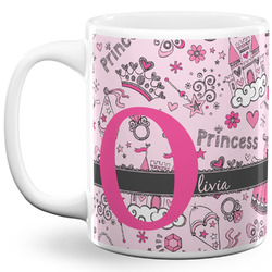 Princess 11 Oz Coffee Mug - White (Personalized)