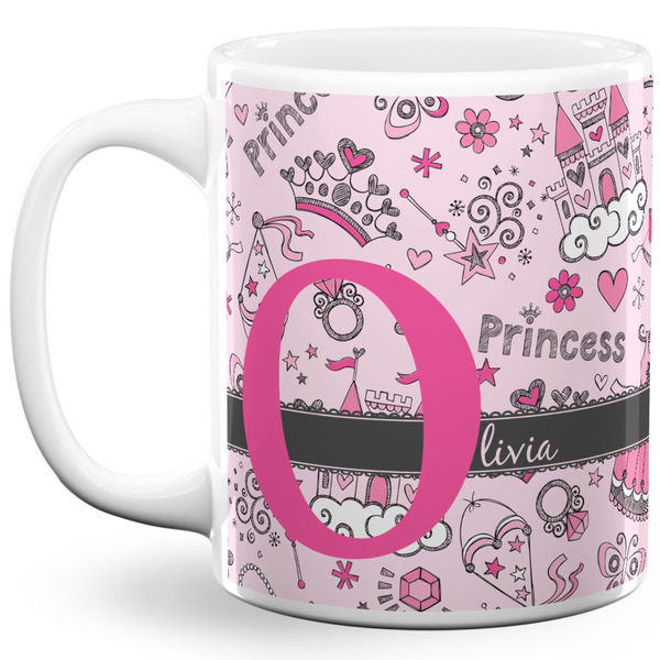 Custom Princess 11 Oz Coffee Mug - White (Personalized)