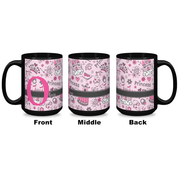 Princess Coffee Mug - 15 oz - Black APPROVAL