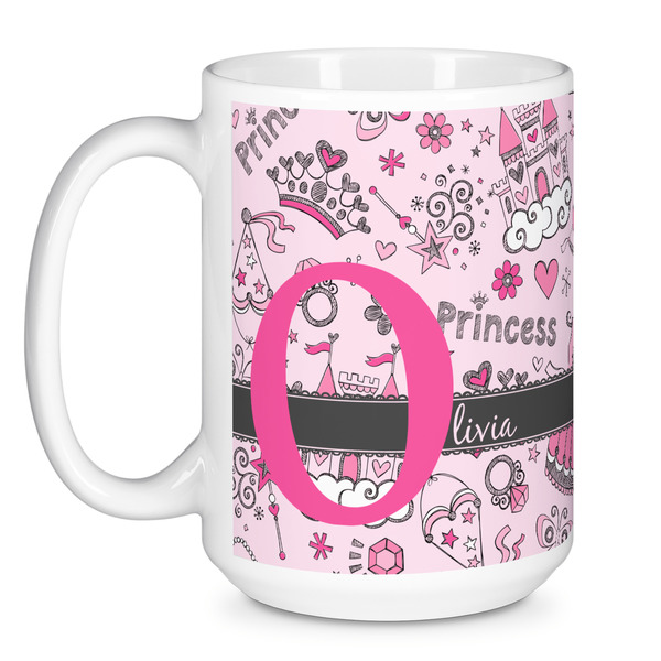 Princess Coffee Mug - 15 oz - White