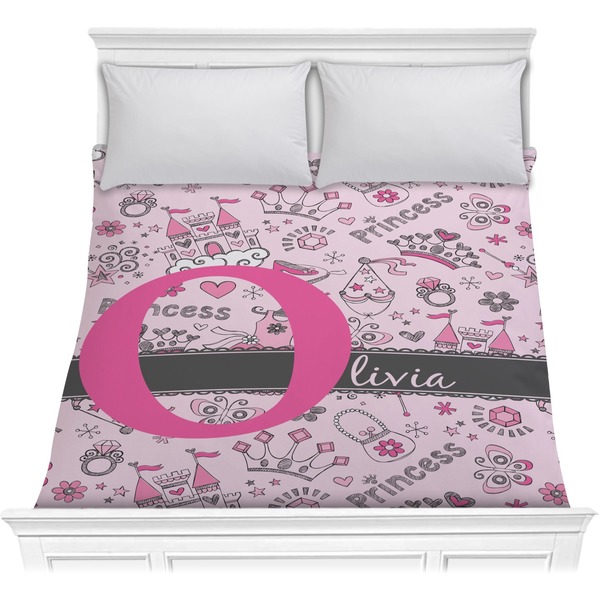 Custom Princess Comforter - Full / Queen (Personalized)