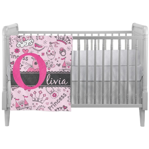 Custom Princess Crib Comforter / Quilt (Personalized)