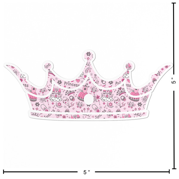 Princess Custom Shape Iron On Patches - L - APPROVAL