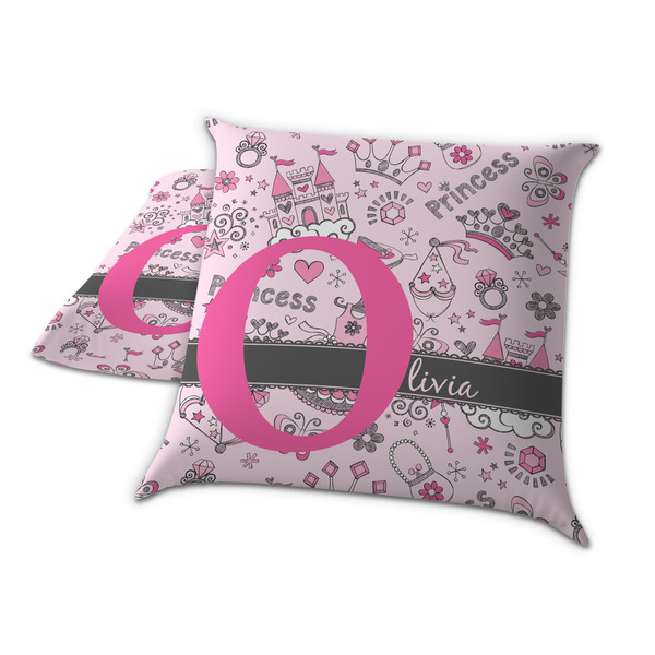 Princess Decorative Pillow Case - TWO
