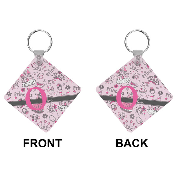 Princess Diamond Keychain (Front + Back)