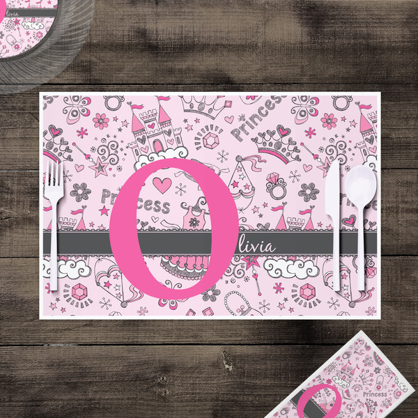Princess Disposable Paper Placemat - In Context
