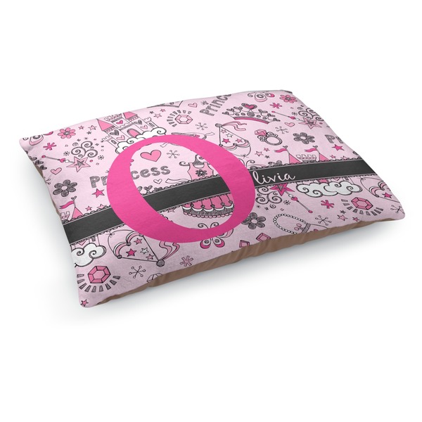 Custom Princess Dog Bed - Medium w/ Name and Initial